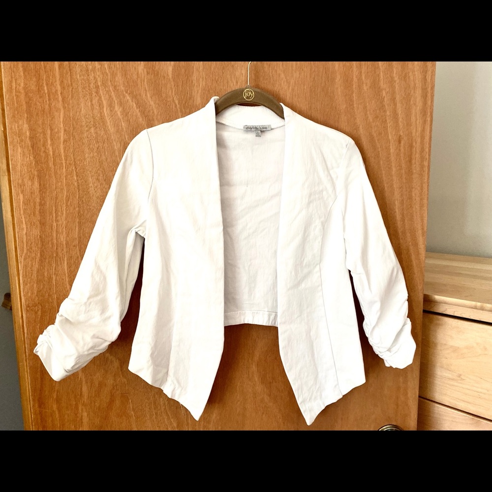 White dressy blazer